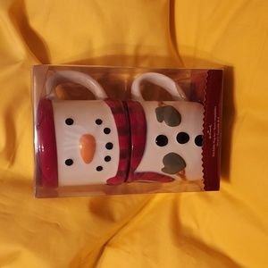 Hallmark vintage Snowman - Winter mugs - set of 2